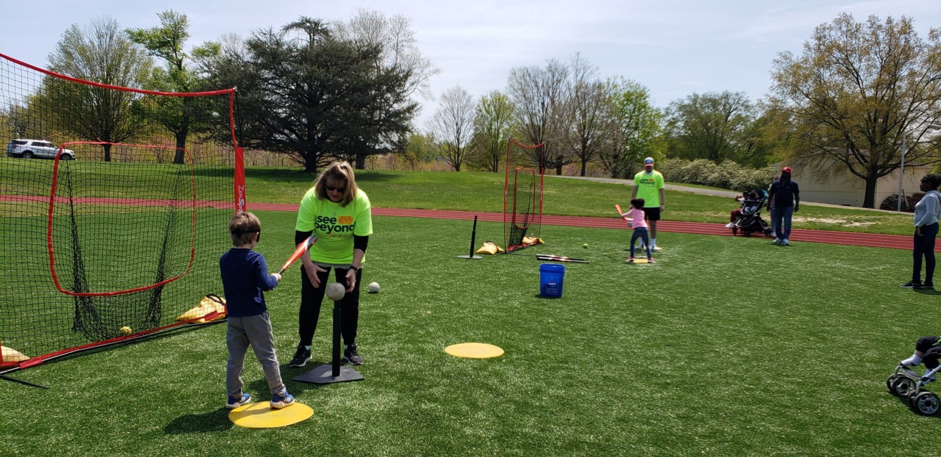 beep baseball batting tees