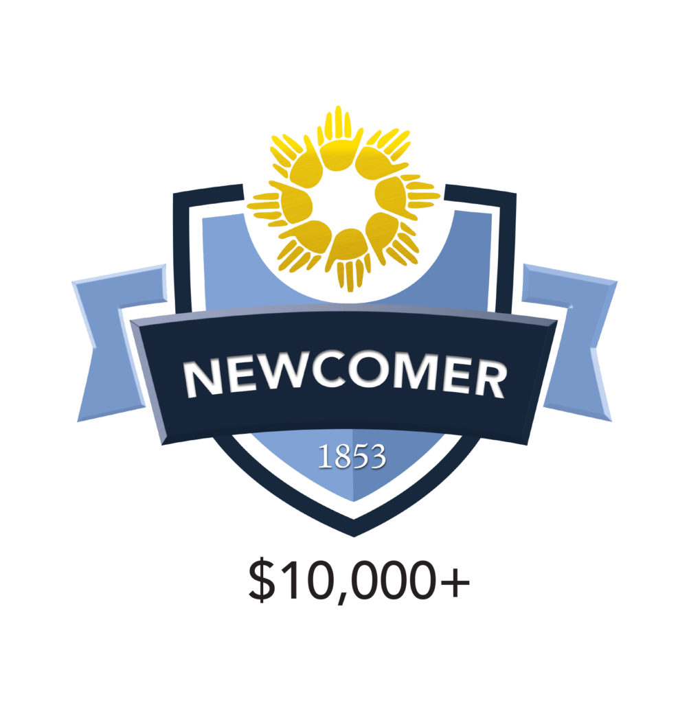 Newcomer: $10,000+
