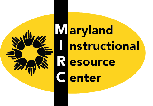 Logotipo del centro de recursos educativos de Maryland.